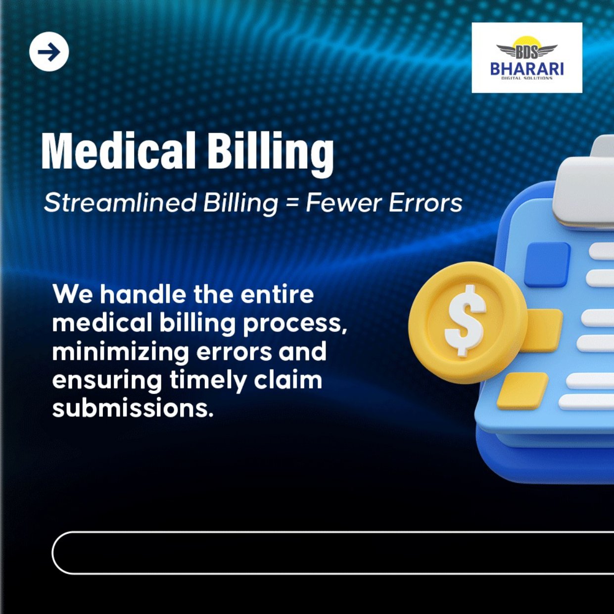 BDS RCM for Niche and Advance medical coding Services page 0003